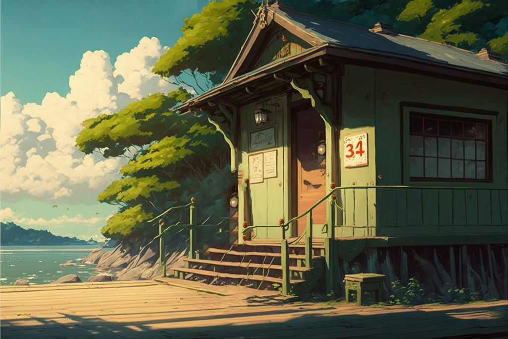 【背景素材】夏!海! 大容量160枚越え【イラスト】