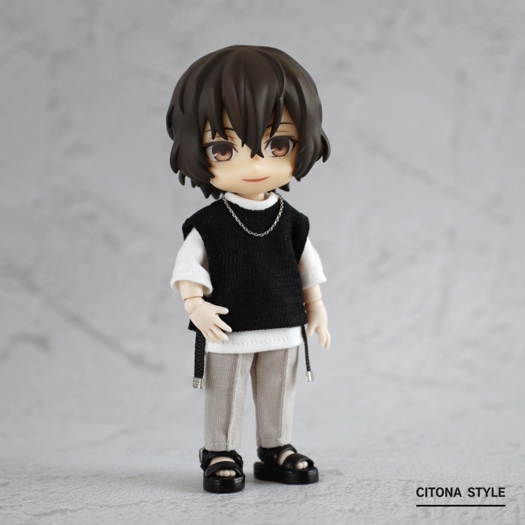 オビツ11 / リネンライクテーパードパンツ 2サイズ