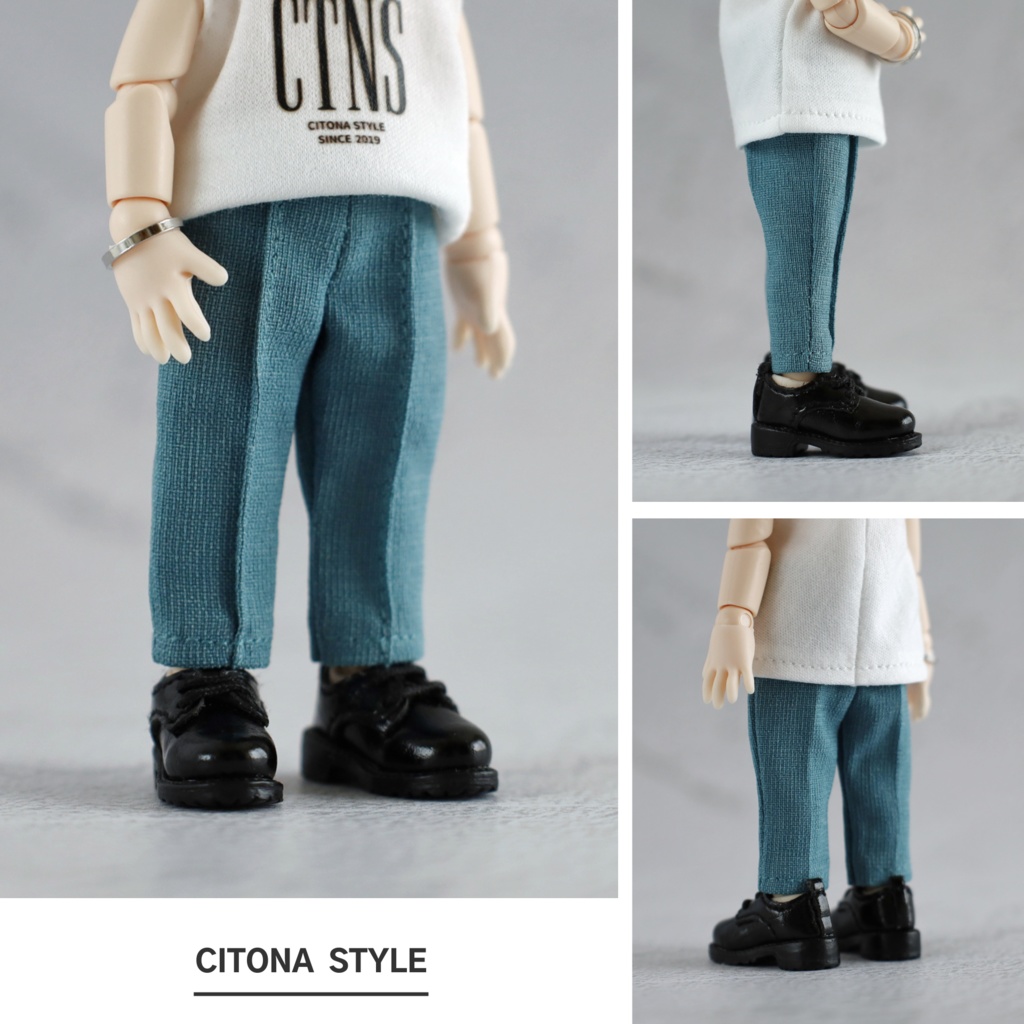 オビツ11 / リネンライクテーパードパンツ 2サイズ