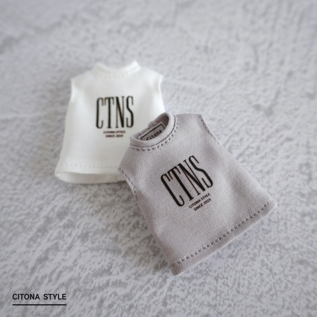 オビツ11 / リネンライクジャケット&ロゴプリントカットソー 2点セット