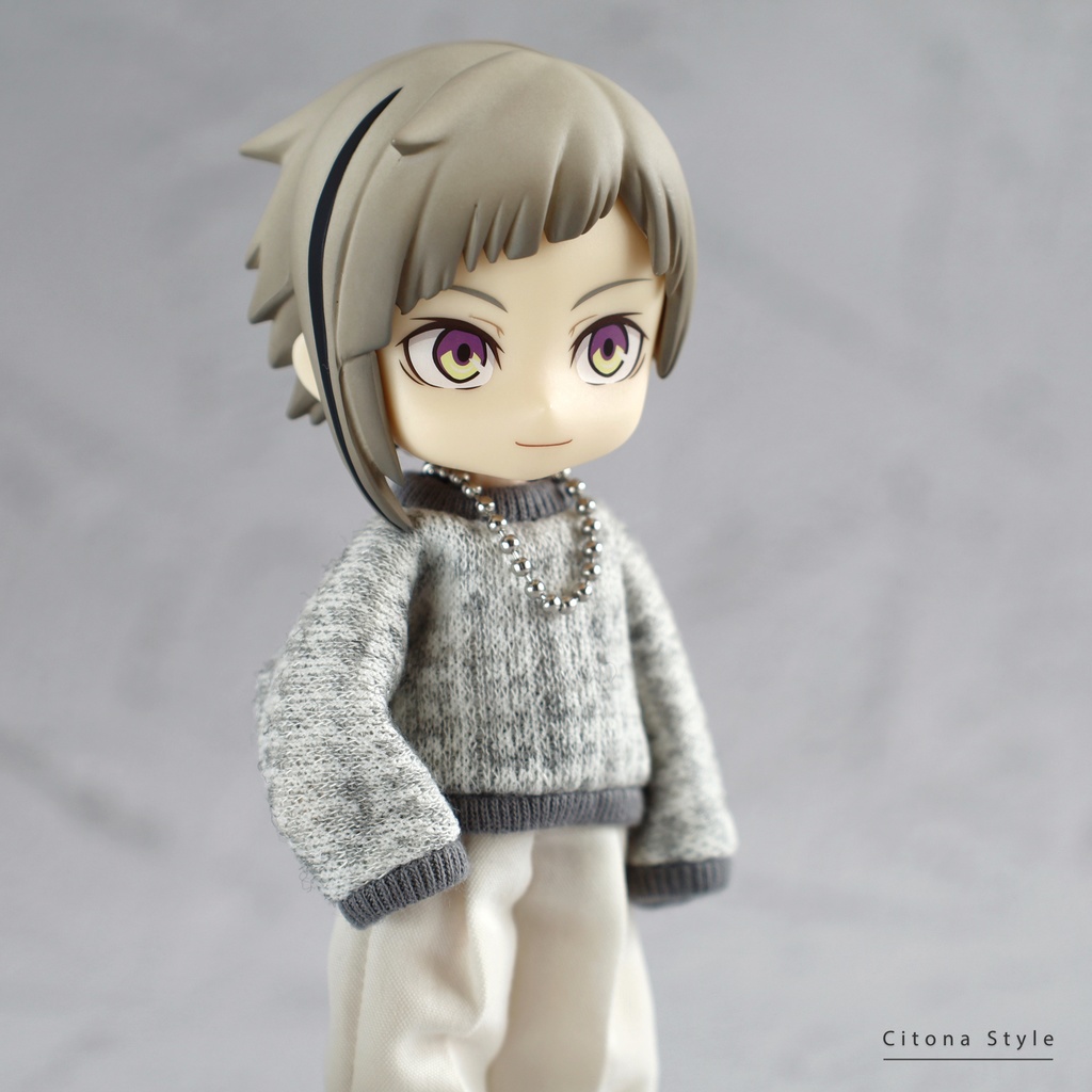 【再販 11/28 20:00~】オビツ11 / チェックジャガードニット&スヌード 2点セット