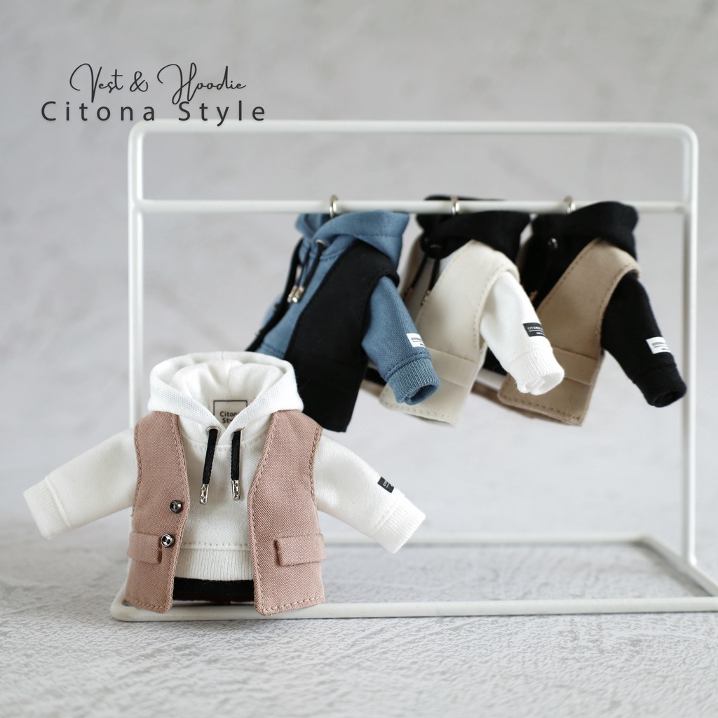 【再販 11/28 20:00~】オビツ11 / ノーカラーベスト&フーディー 2点セット