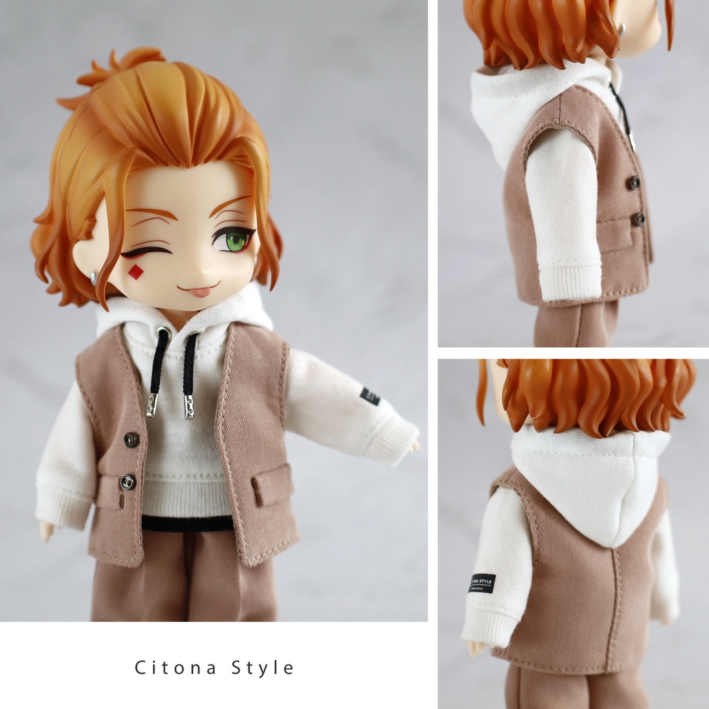 【再販 11/28 20:00~】オビツ11 / ノーカラーベスト&フーディー 2点セット