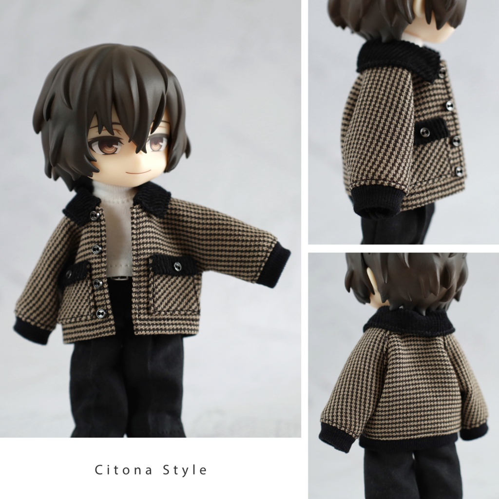 オビツ11 / ウールライクチェックブルゾン