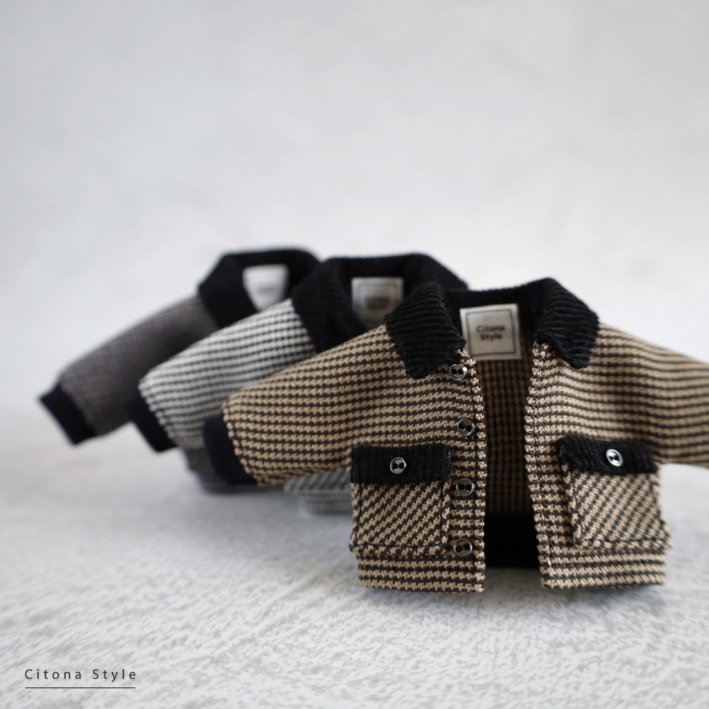 オビツ11 / ウールライクチェックブルゾン