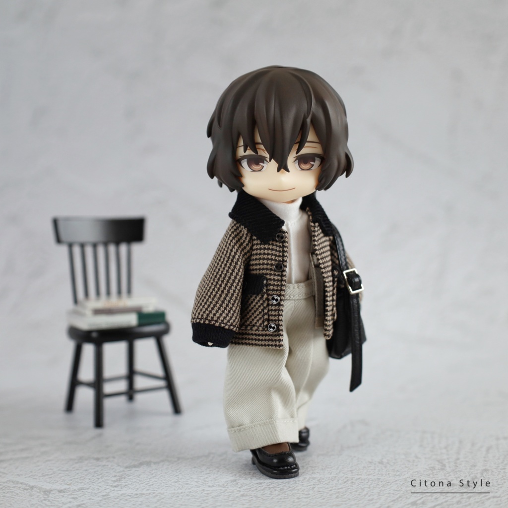 オビツ11 / ウールライクチェックブルゾン