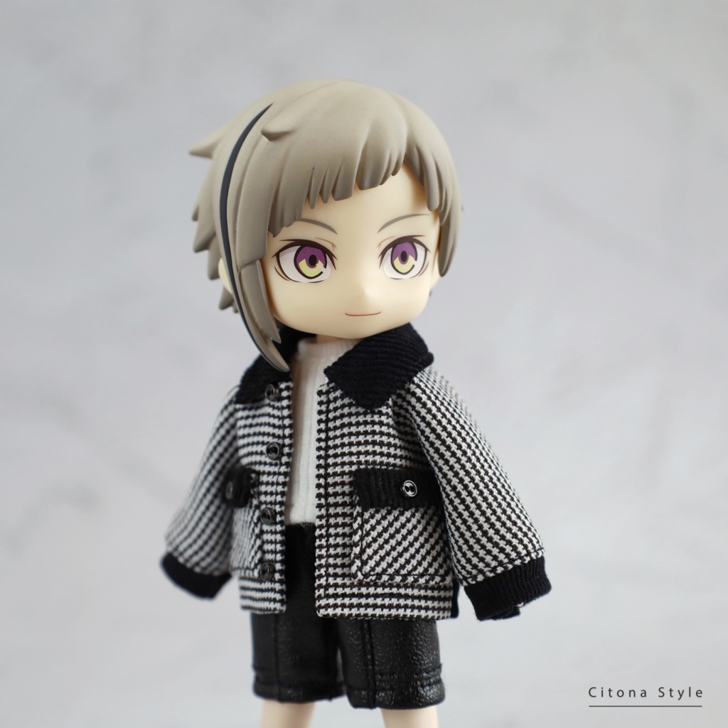 オビツ11 / ウールライクチェックブルゾン