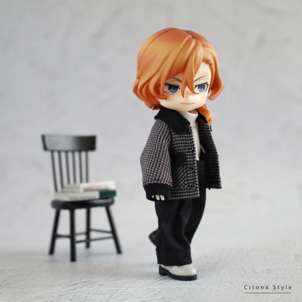 オビツ11 / ウールライクチェックブルゾン