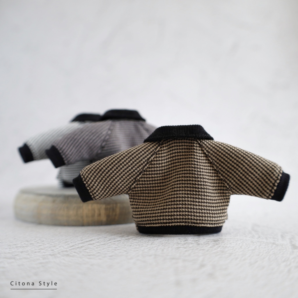 オビツ11 / ウールライクチェックブルゾン