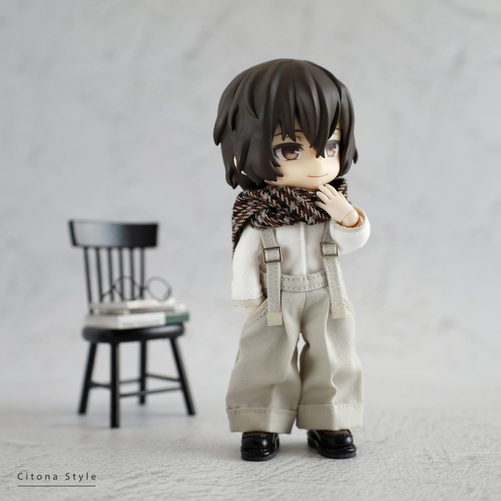 オビツ11 / ハイネックカットソー&サスペンダーワイドパンツ 2点セット 2サイズ