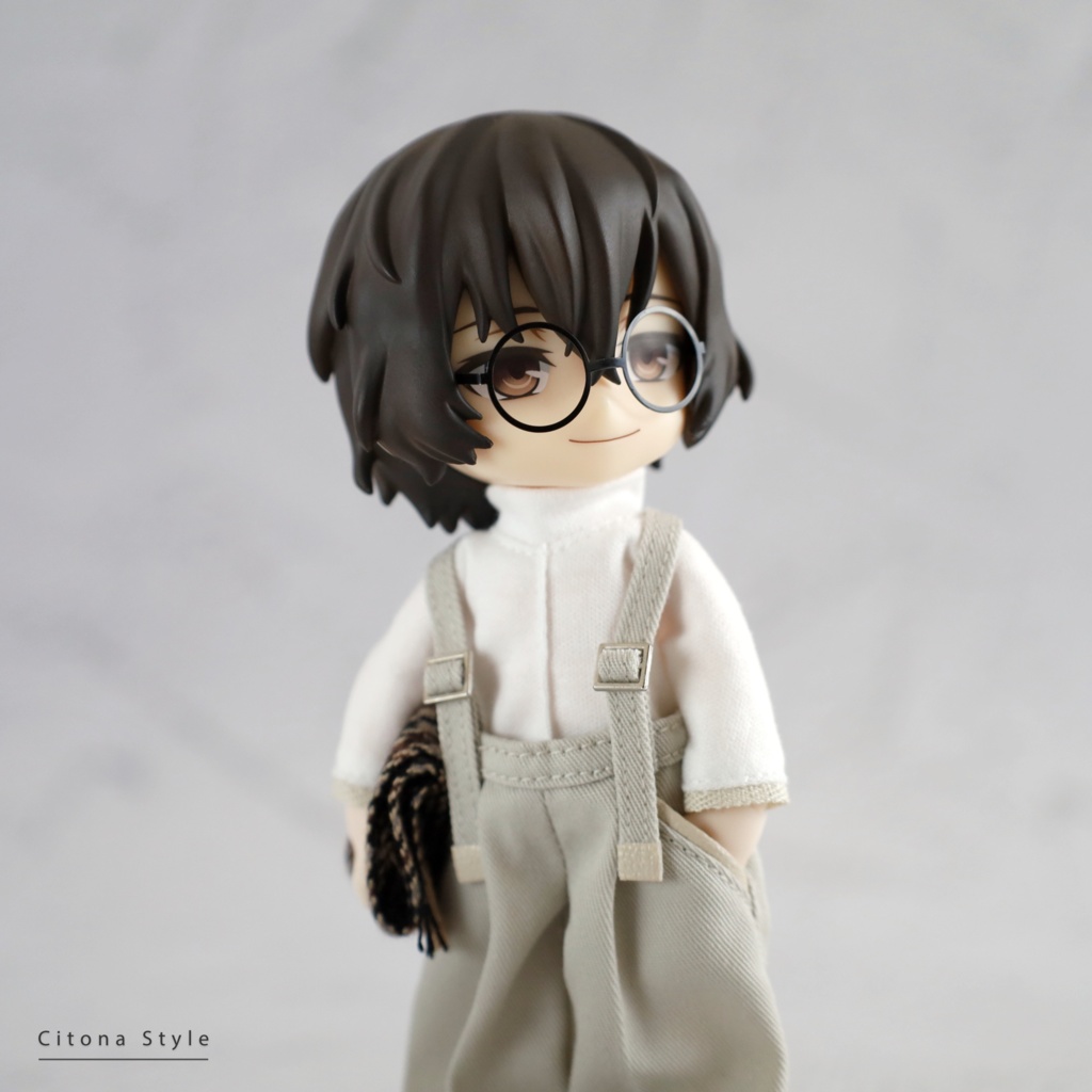 オビツ11 / ハイネックカットソー&サスペンダーワイドパンツ 2点セット 2サイズ