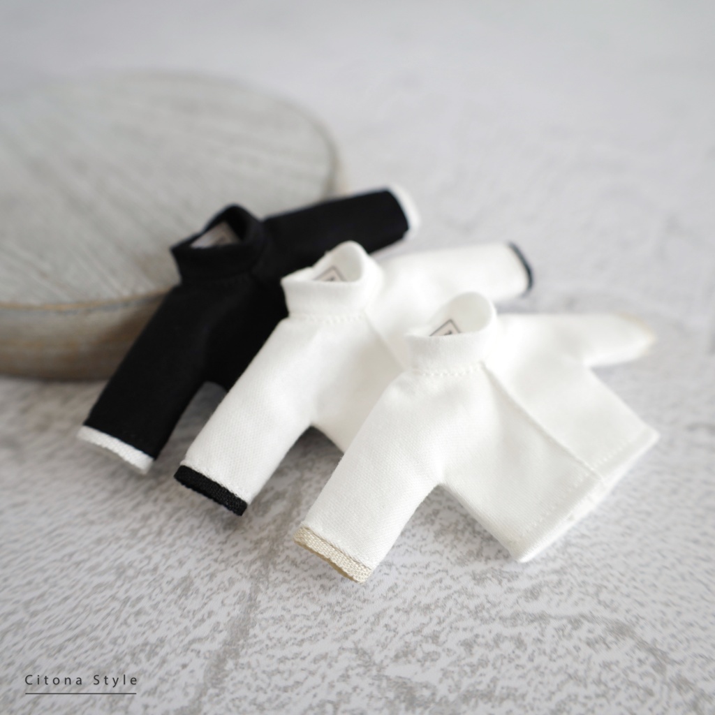 オビツ11 / ハイネックカットソー&サスペンダーワイドパンツ 2点セット 2サイズ