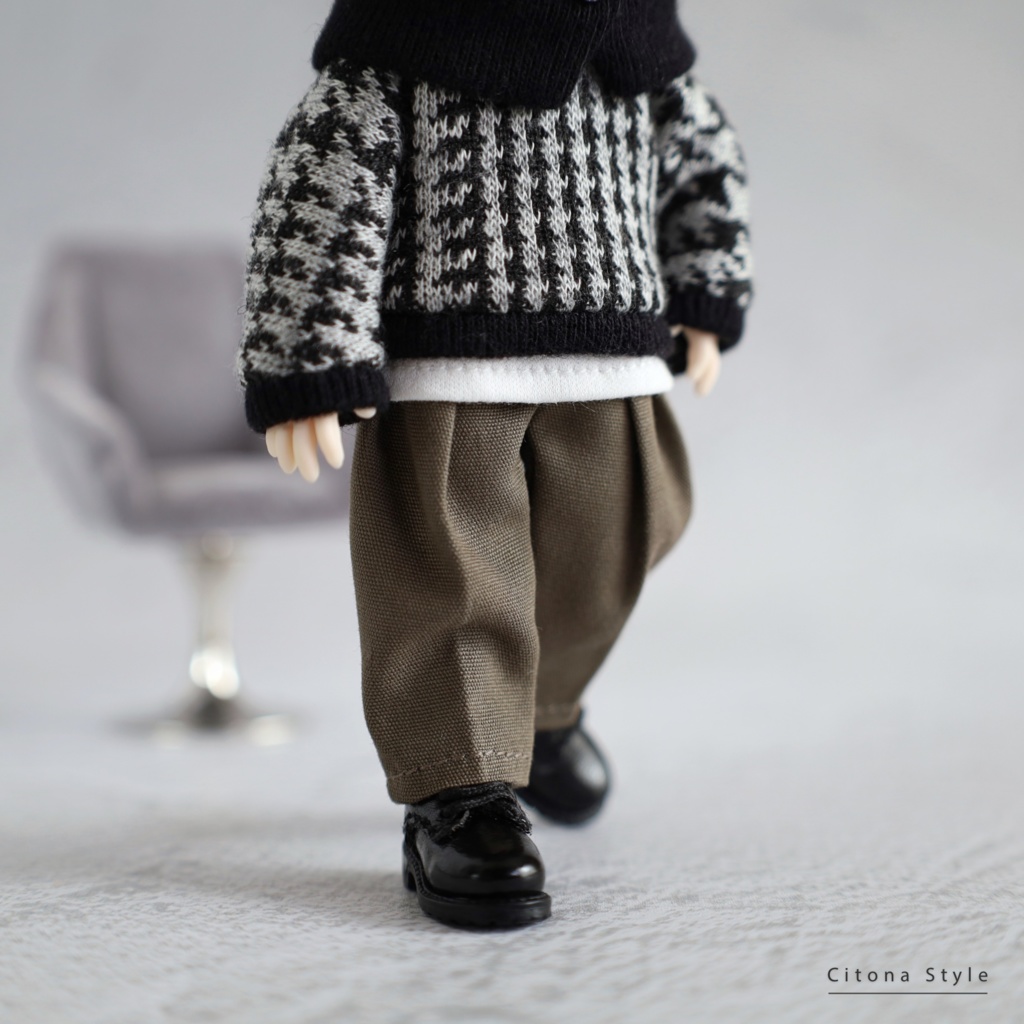 【新作販売 12/23 20:00~】オビツ11 / 2タックテーパードパンツ