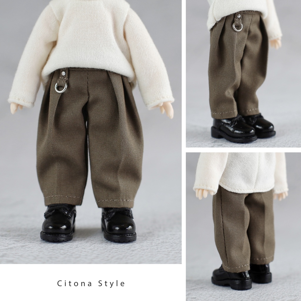 【新作販売 12/23 20:00~】オビツ11 / 2タックテーパードパンツ