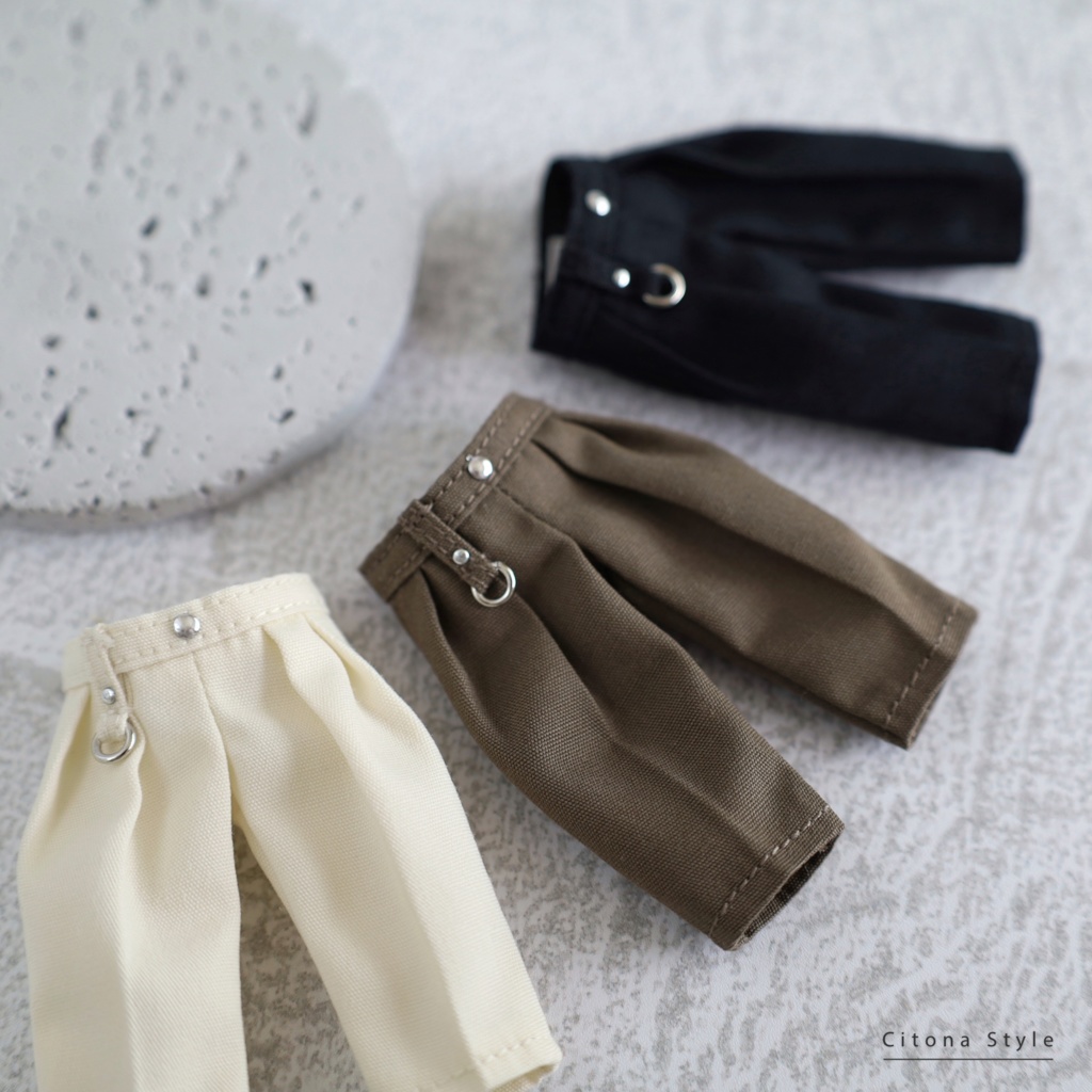 【新作販売 12/23 20:00~】オビツ11 / 2タックテーパードパンツ