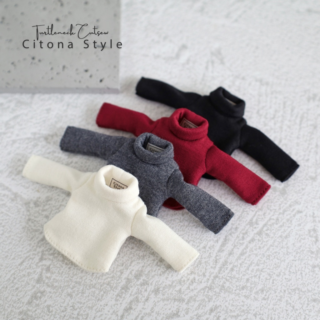 【新作販売 12/23 20:00~】オビツ11 / タートルネックカットソー