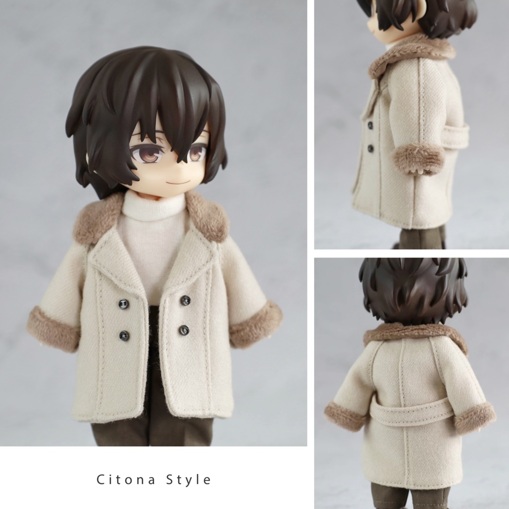 【新作販売 12/23 20:00~】オビツ11 / ファー付きダブルブレストコート