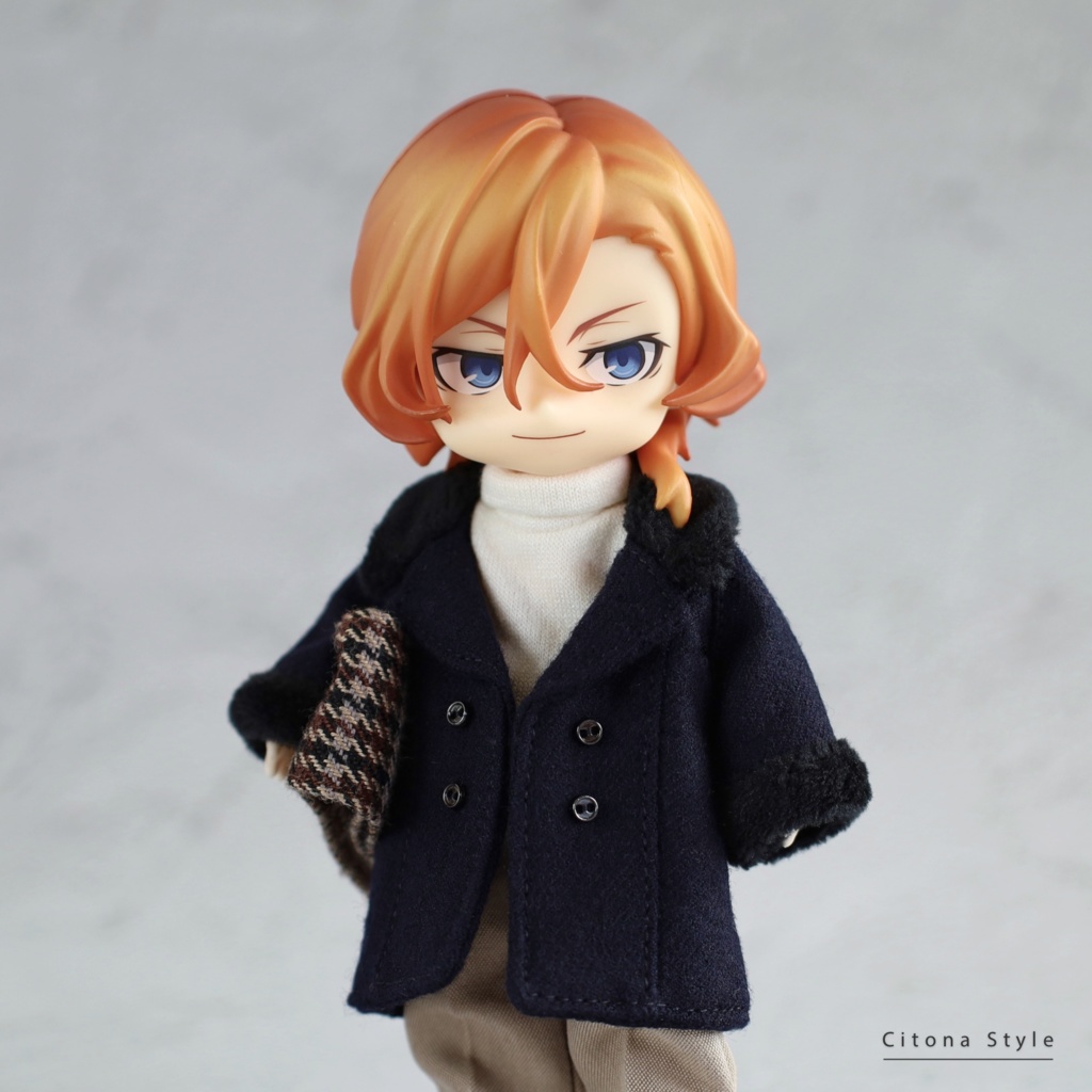 【新作販売 12/23 20:00~】オビツ11 / ファー付きダブルブレストコート