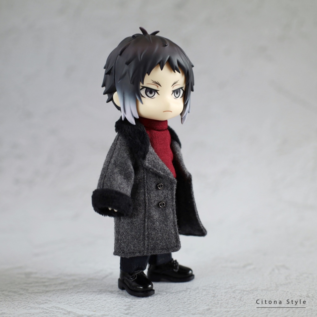 【新作販売 12/23 20:00~】オビツ11 / ファー付きダブルブレストコート