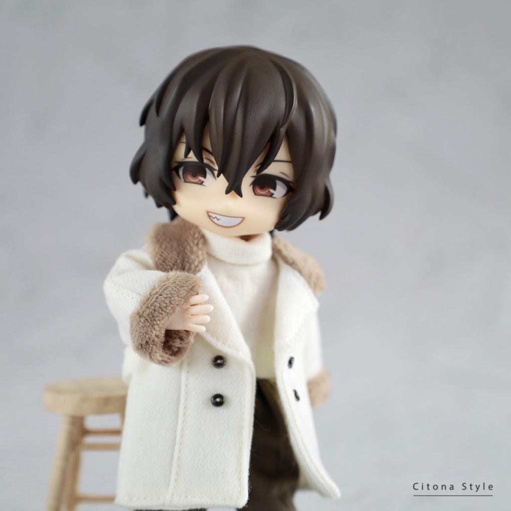 【新作販売 12/23 20:00~】オビツ11 / ファー付きダブルブレストコート