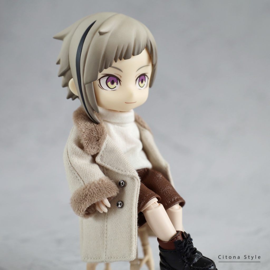 【新作販売 12/23 20:00~】オビツ11 / ファー付きダブルブレストコート