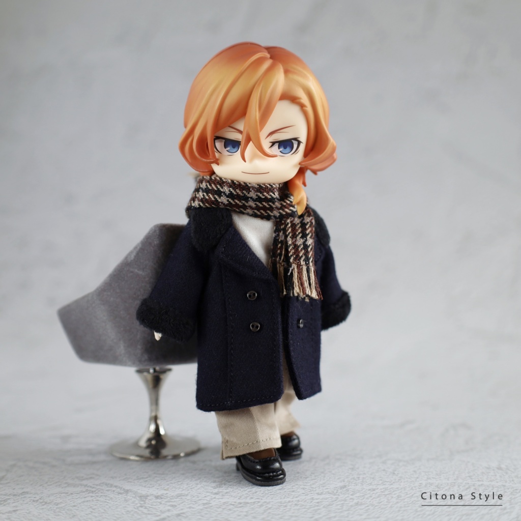 【新作販売 12/23 20:00~】オビツ11 / ファー付きダブルブレストコート