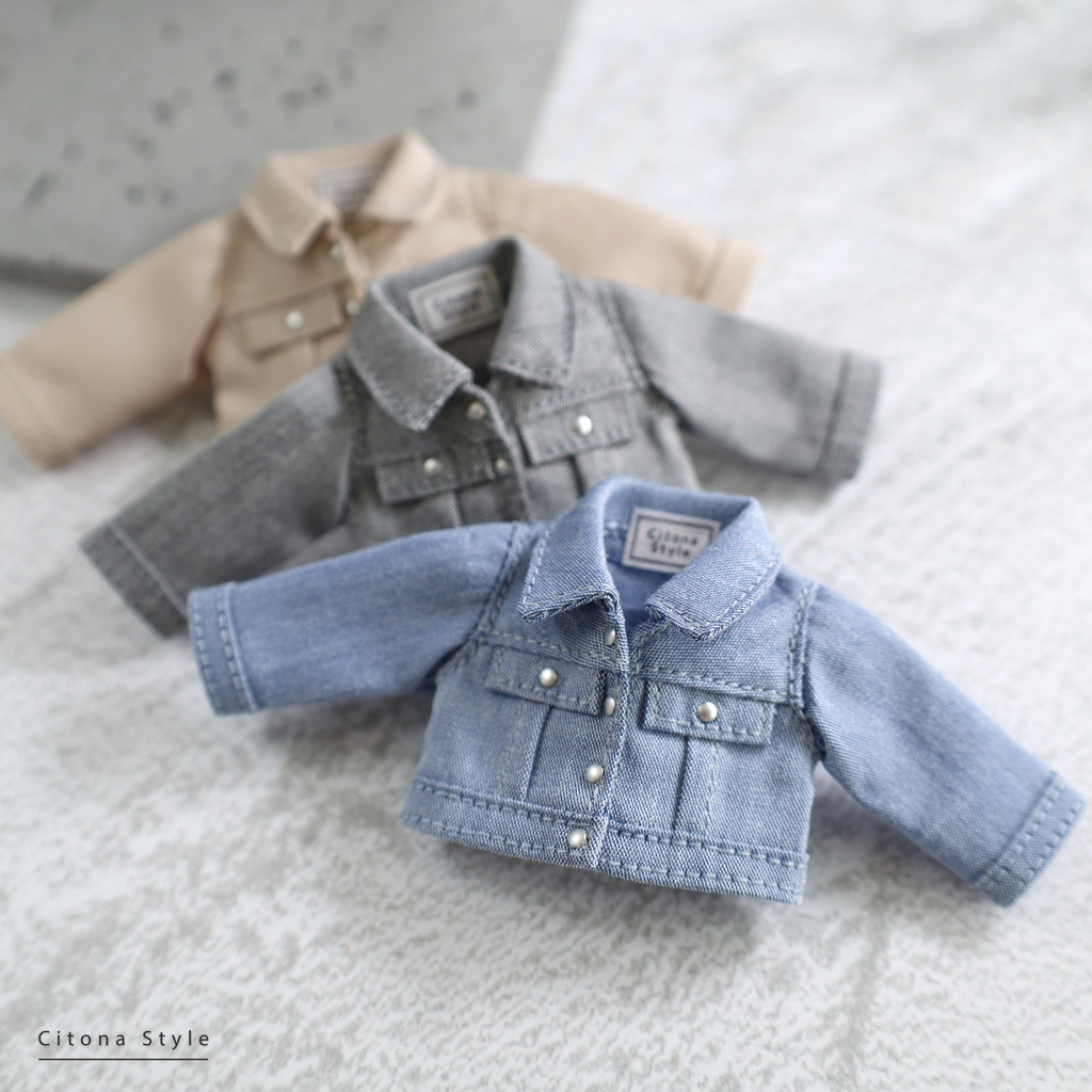 【再販 3/28 20:00~】オビツ11 / トラッカージャケット+ロゴカットソー+スカーフベルト付きワイドパンツ 3点セット