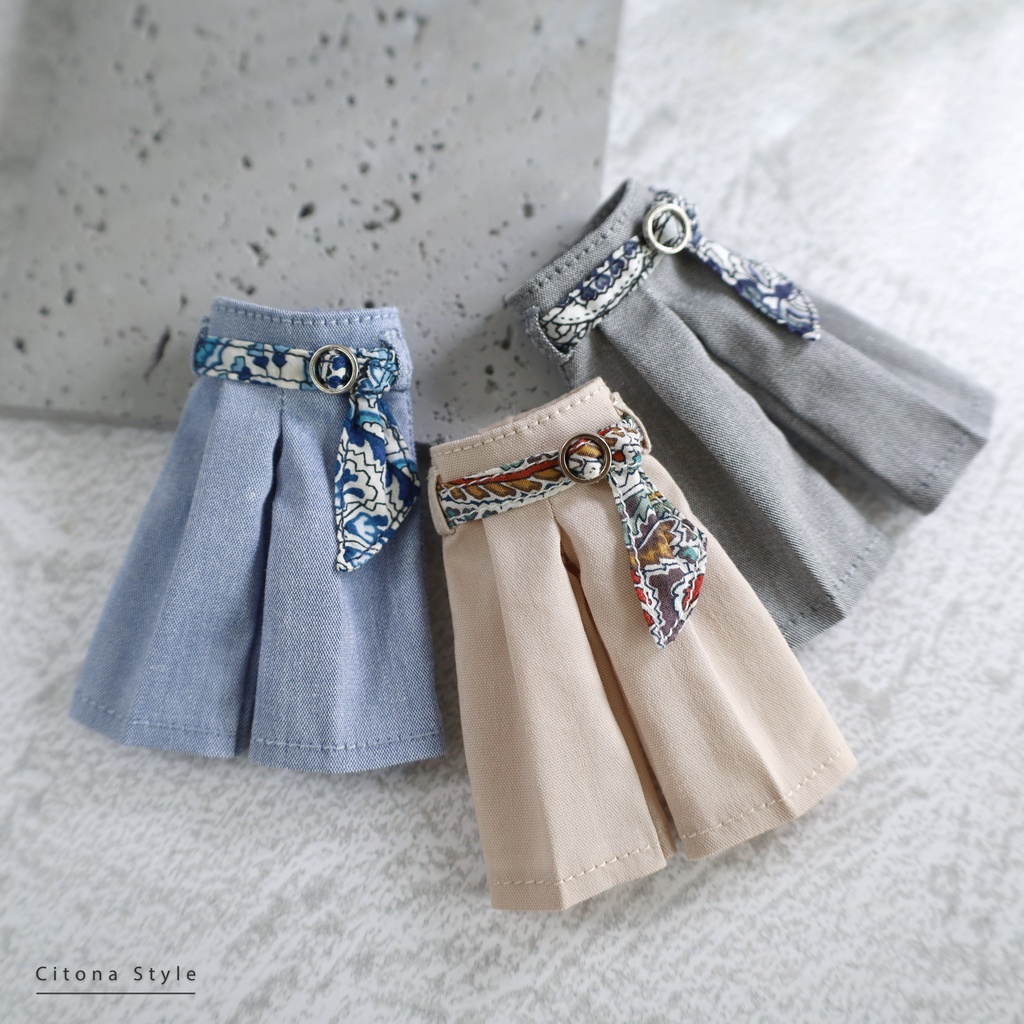 【再販 3/28 20:00~】オビツ11 / トラッカージャケット+ロゴカットソー+スカーフベルト付きワイドパンツ 3点セット