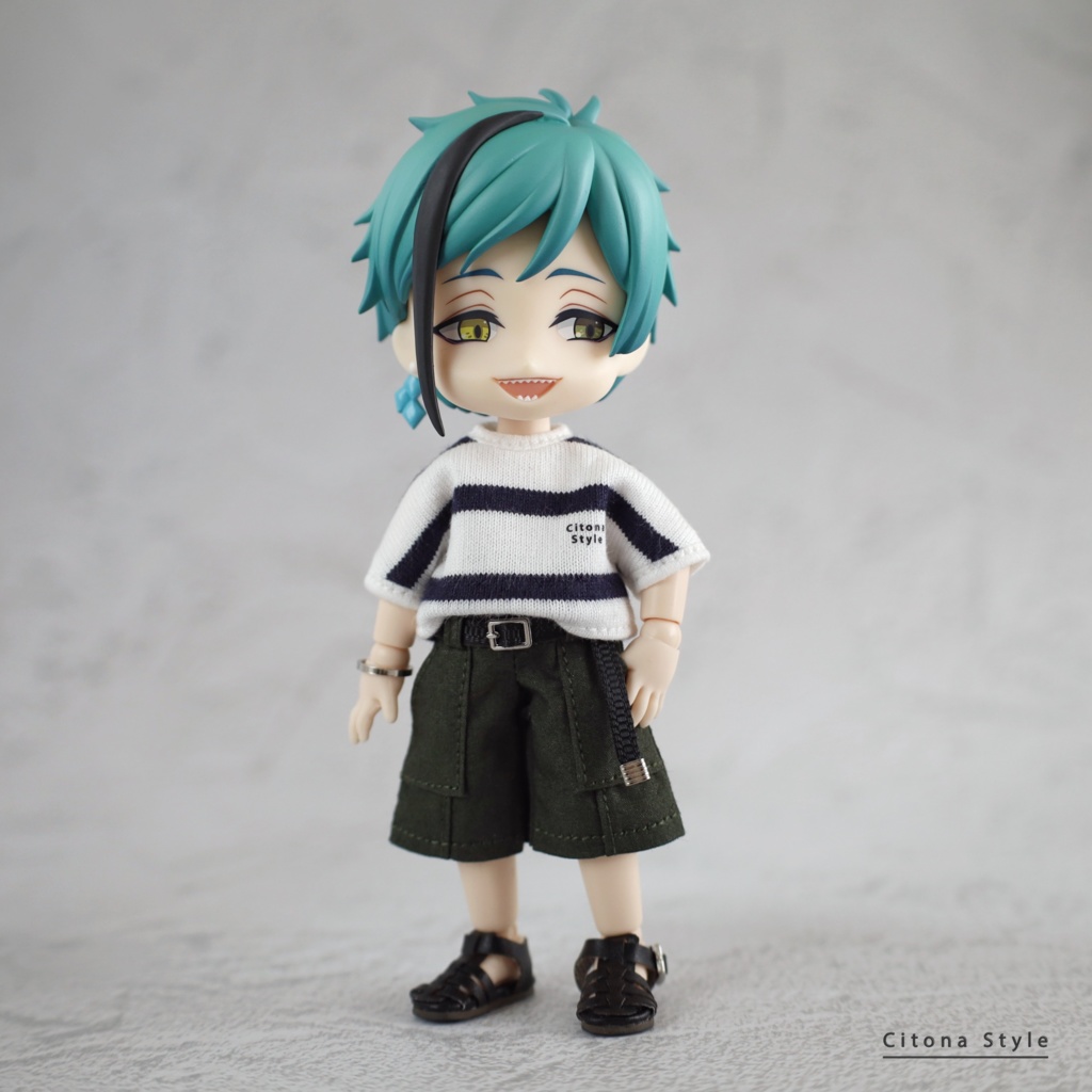 【新作販売 4/27 20:00~】オビツ11 / ベルト付きベイカーハーフパンツ