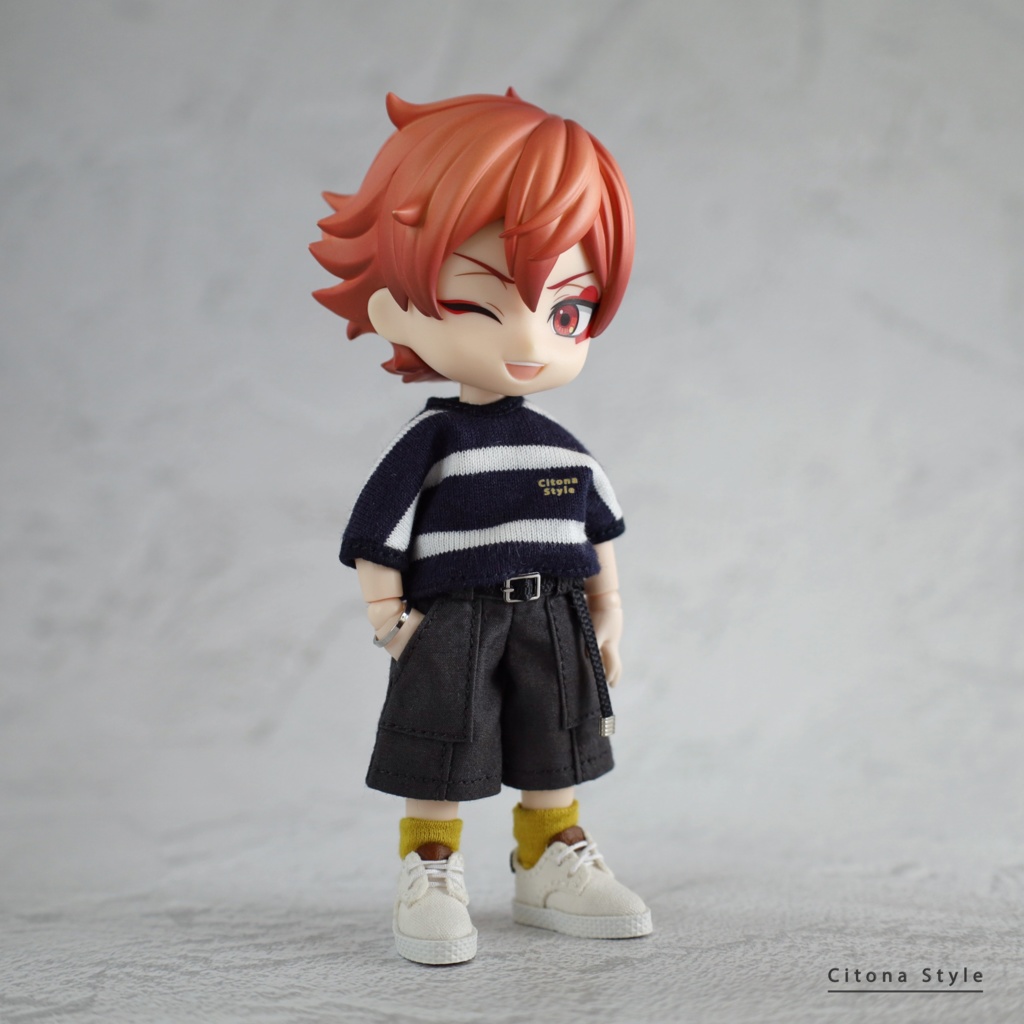 【新作販売 4/27 20:00~】オビツ11 / ベルト付きベイカーハーフパンツ