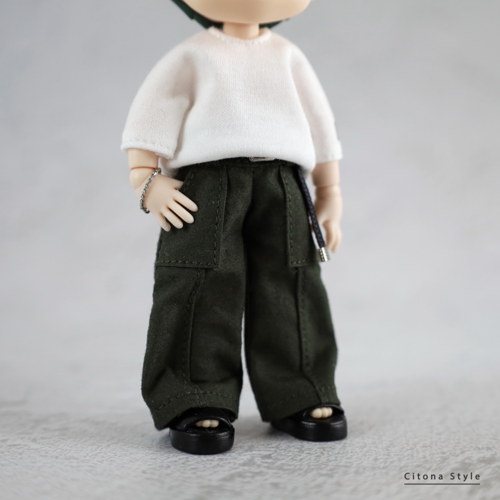 【新作販売 4/27 20:00~】オビツ11 / ベルト付きベイカーパンツ