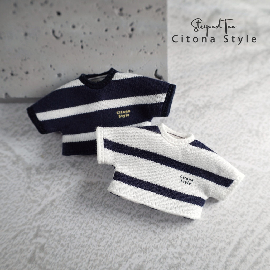 【新作販売 4/27 20:00～】オビツ11 / ボーダーロゴTシャツ