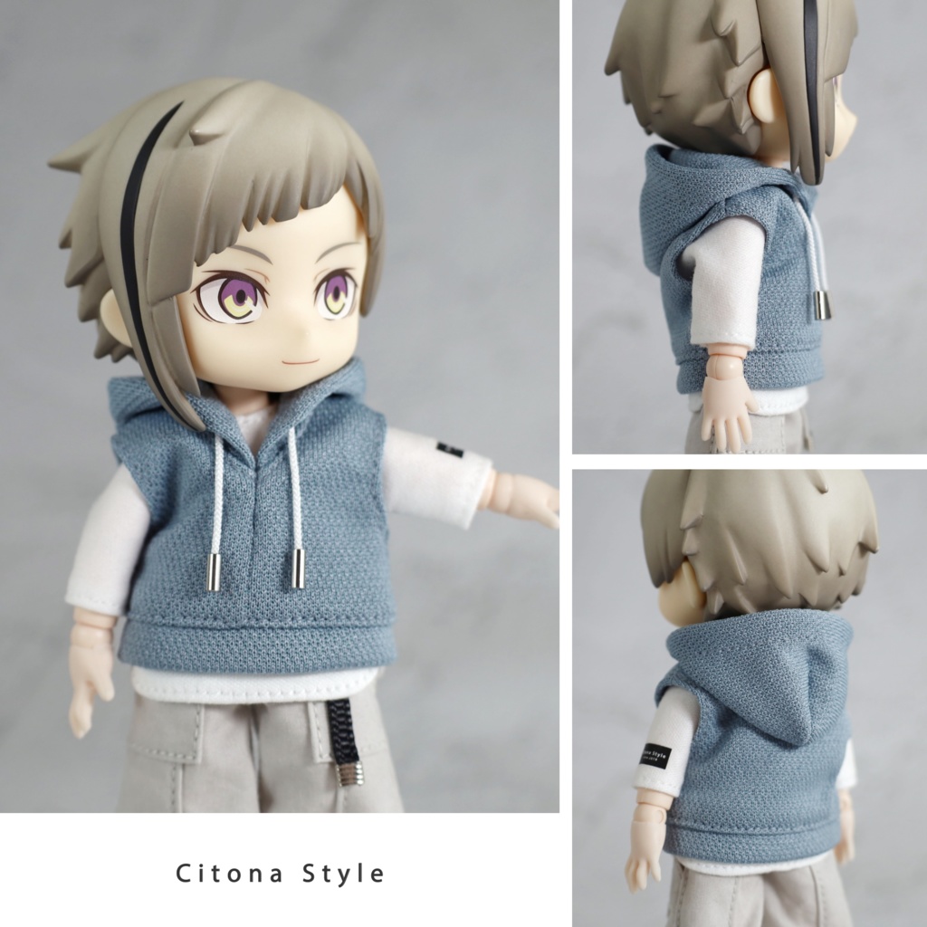【新作販売 4/27 20:00~】オビツ11 / フーディーベスト&カットソー 2点セット