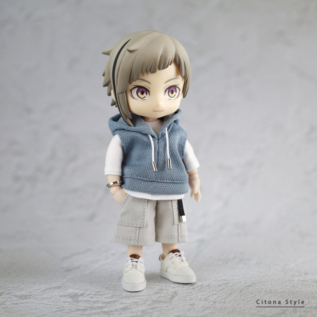 【新作販売 4/27 20:00~】オビツ11 / フーディーベスト&カットソー 2点セット