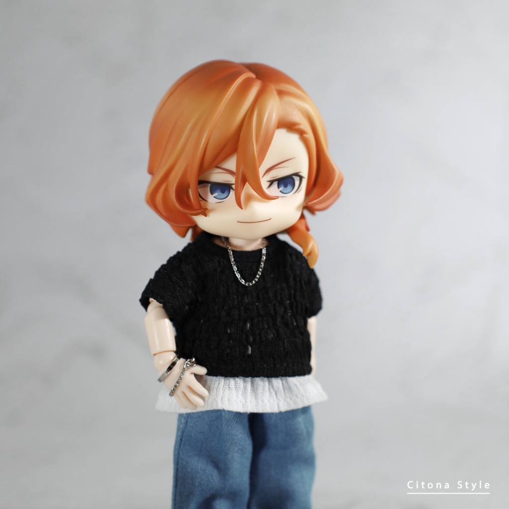 【新作販売 7/30 20:00~】オビツ11 / レースプルオーバー+タンクトップ+デニムパンツ 3点セット
