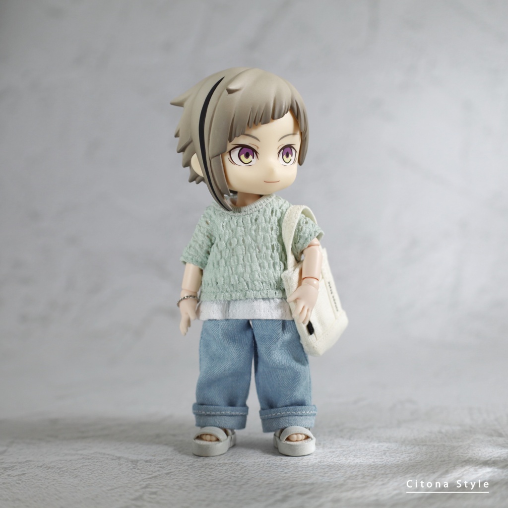 【新作販売 7/30 20:00~】オビツ11 / レースプルオーバー+タンクトップ+デニムパンツ 3点セット