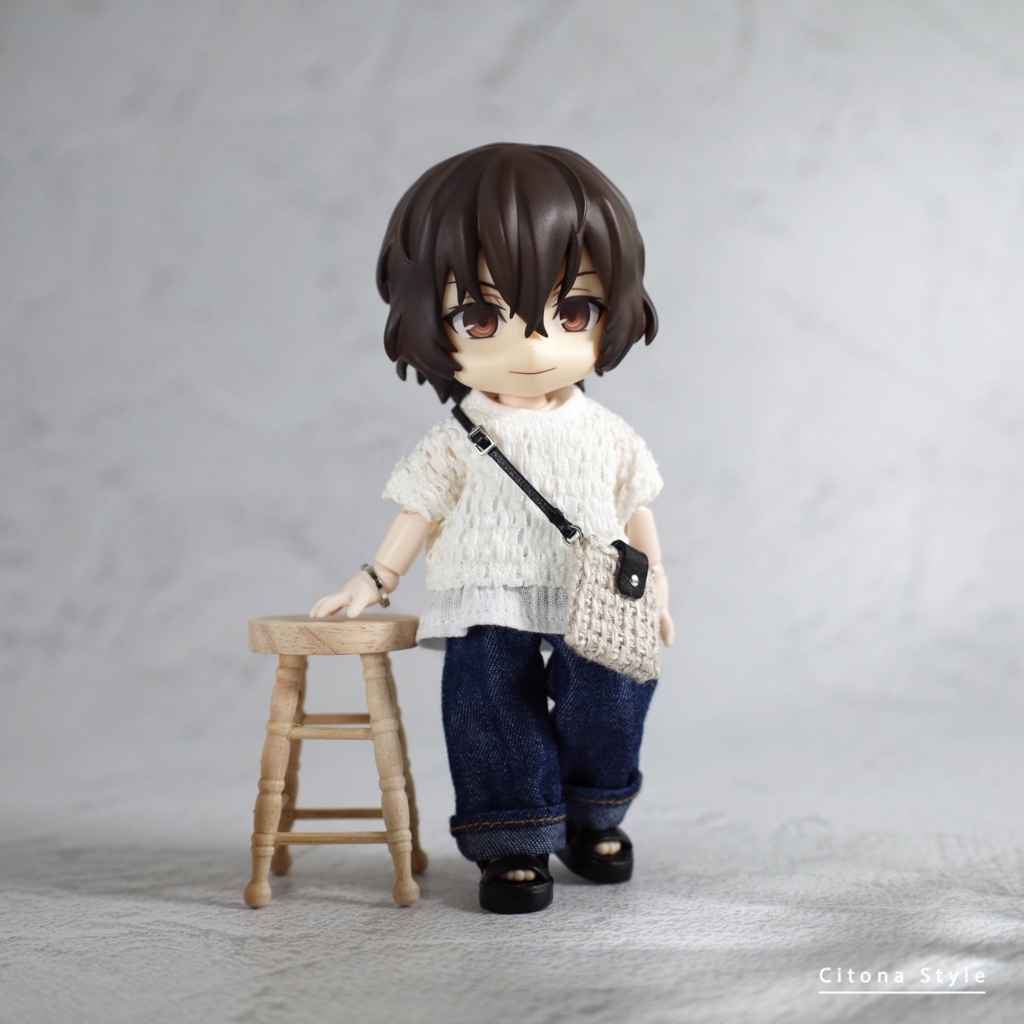 【新作販売 7/30 20:00~】オビツ11 / レースプルオーバー+タンクトップ+デニムパンツ 3点セット