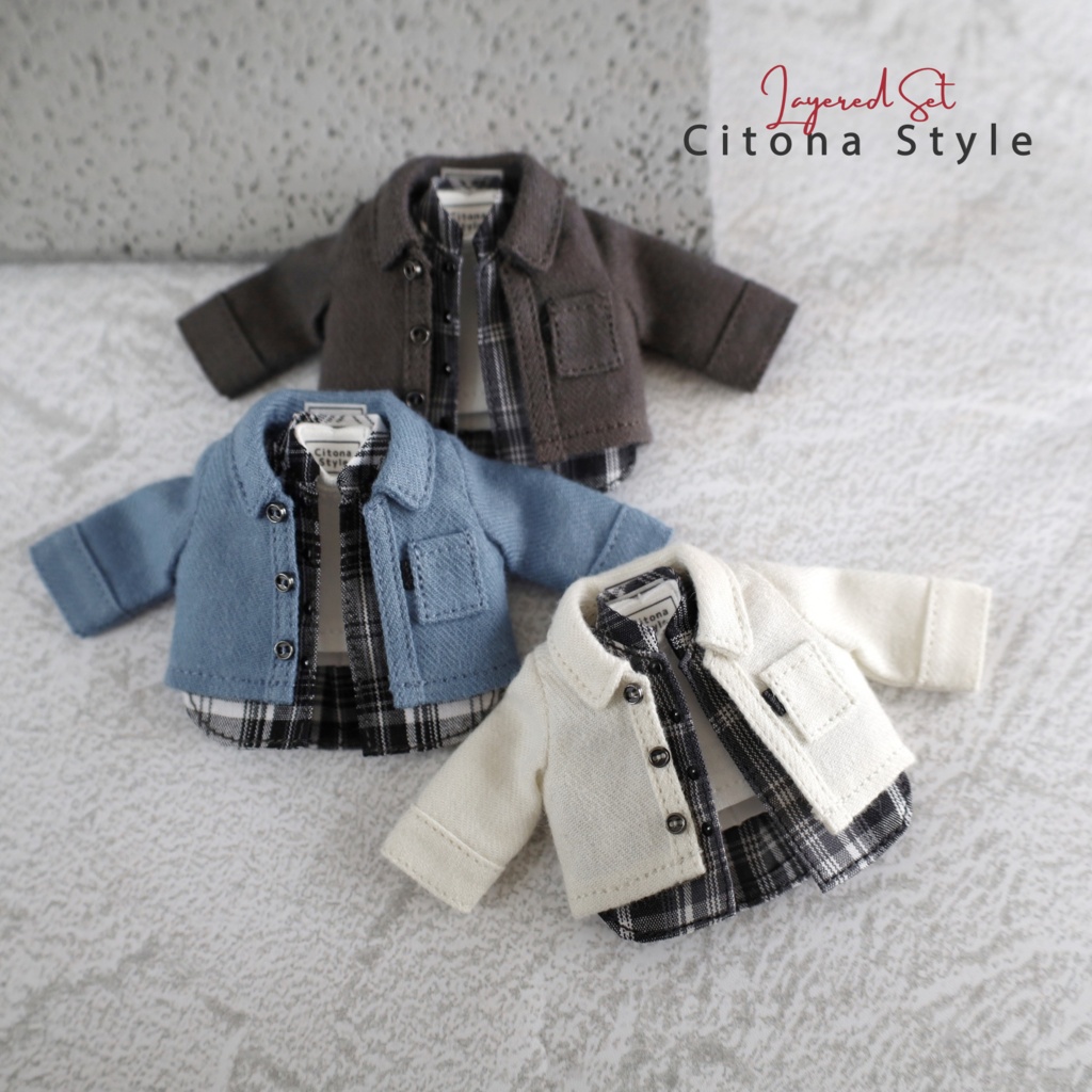 【新作販売 9/29 20:00～】オビツ11 / ジャケット＋シャツ＋カットソー 3点セット