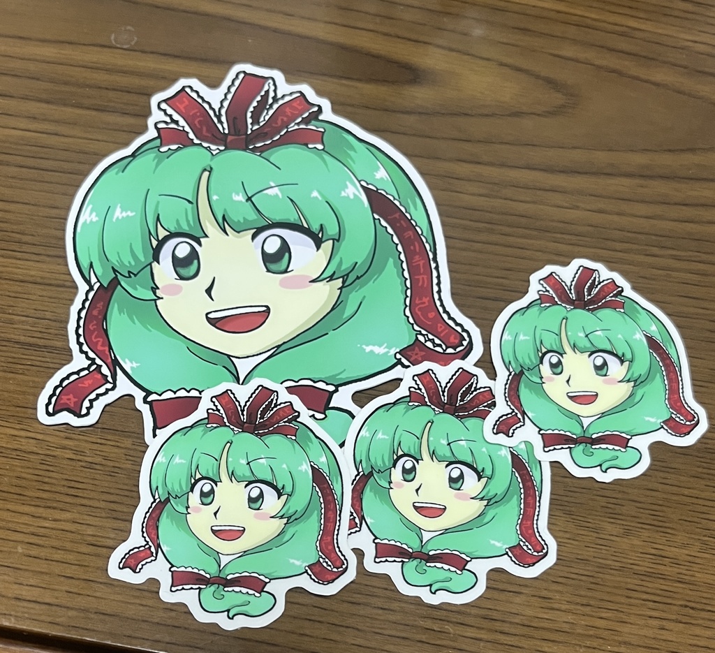 鍵山雛ダイカットステッカー