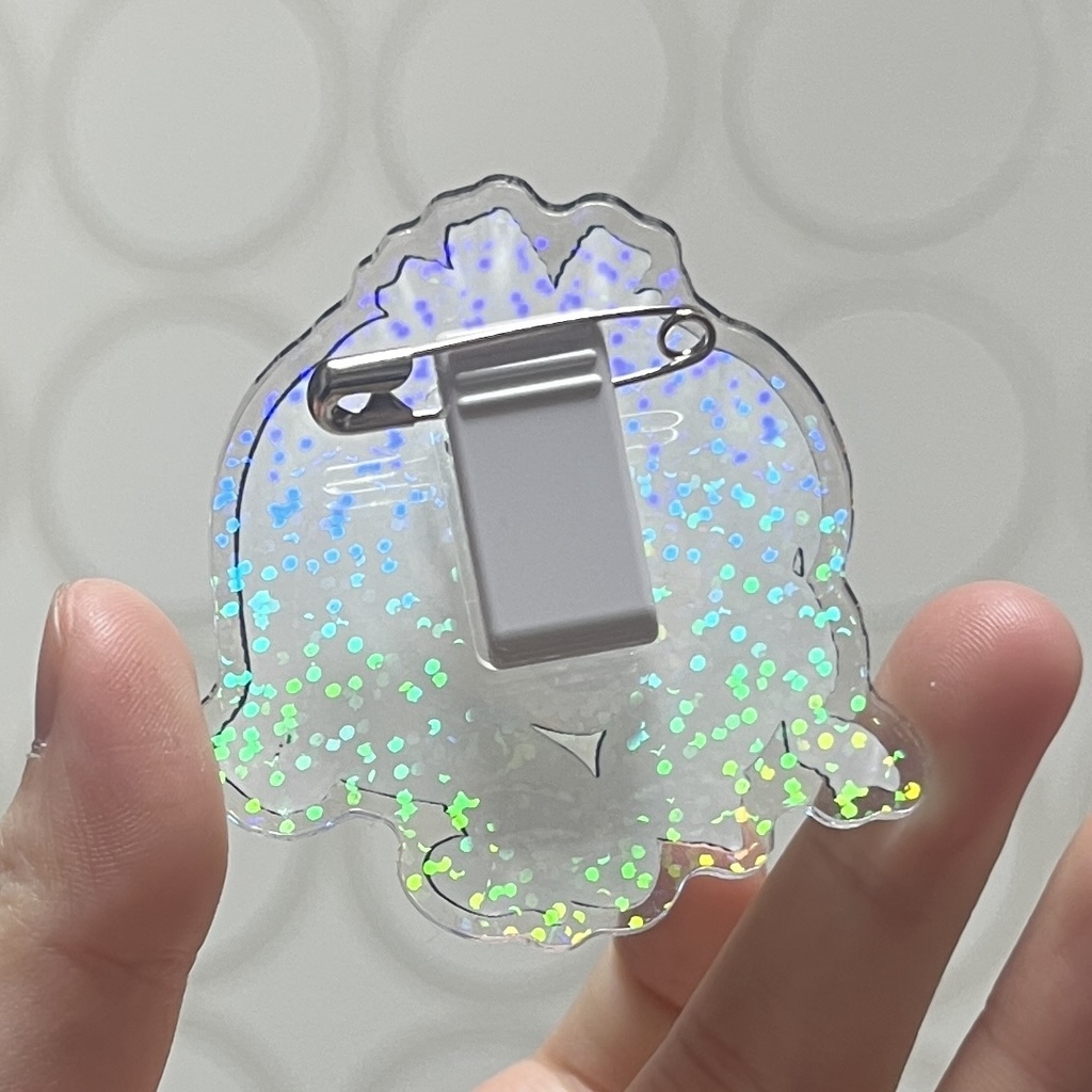 鍵山雛 アクリルバッジクリップ