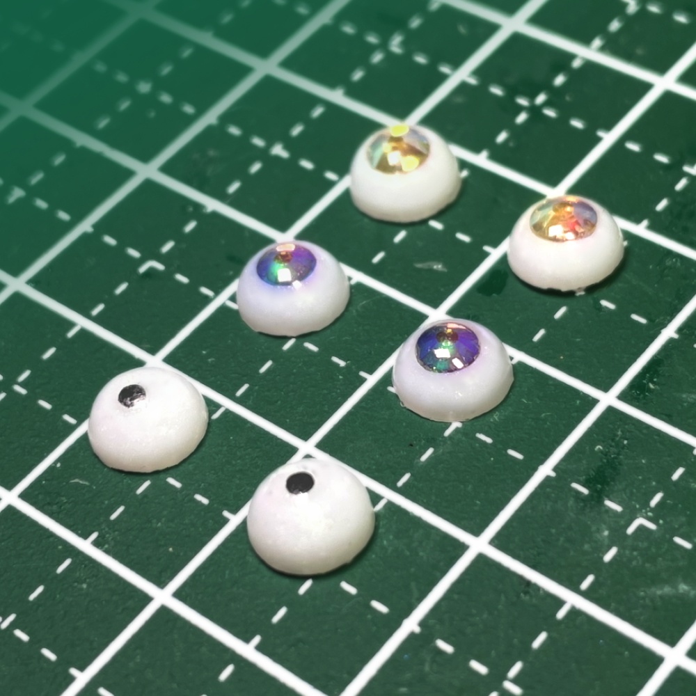 ドールアイ(6mm)1set【綺羅アイ:ミッドナイトブルー】