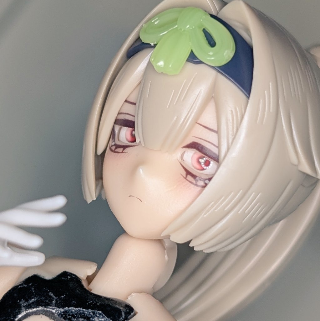 メガミ朱羅用フェイスパーツ【風律】シリーズ