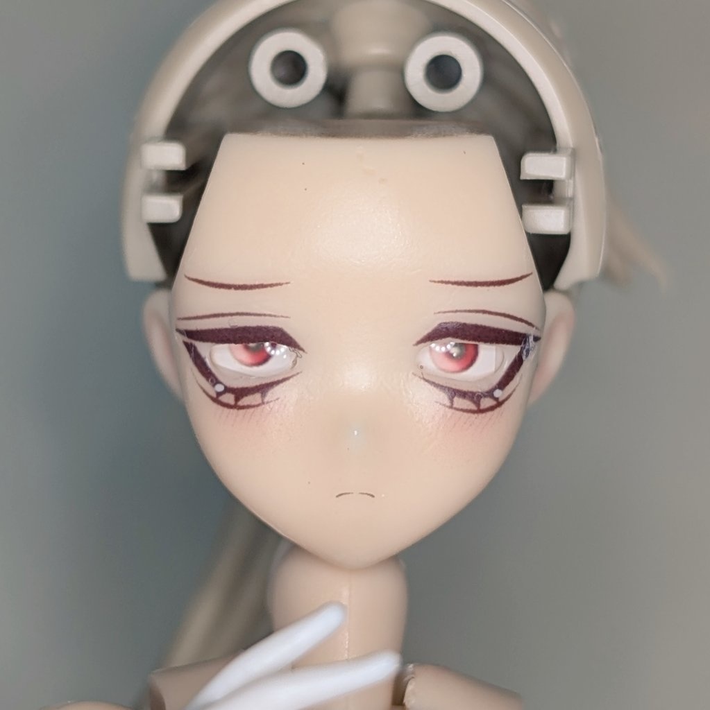 メガミ朱羅用フェイスパーツ【風律】シリーズ