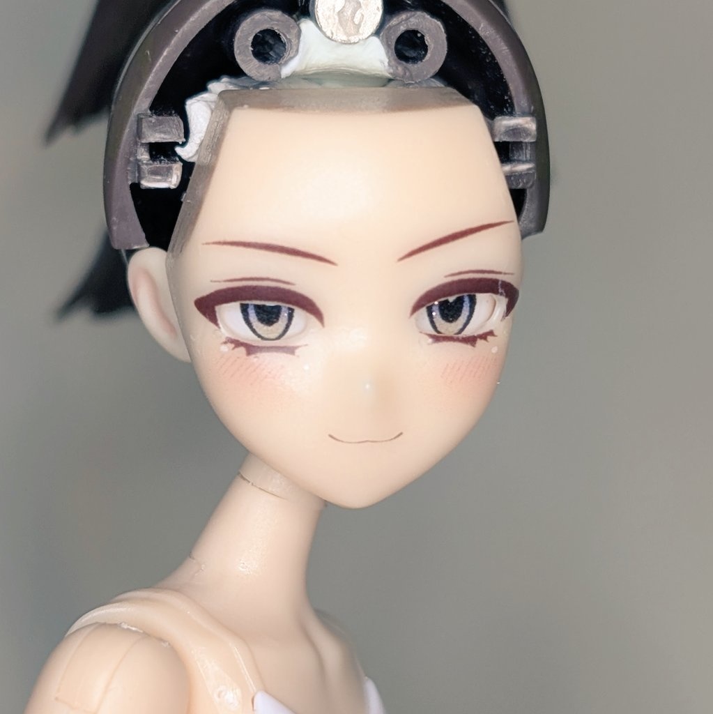 メガミ朱羅用フェイスパーツ【風律】シリーズ