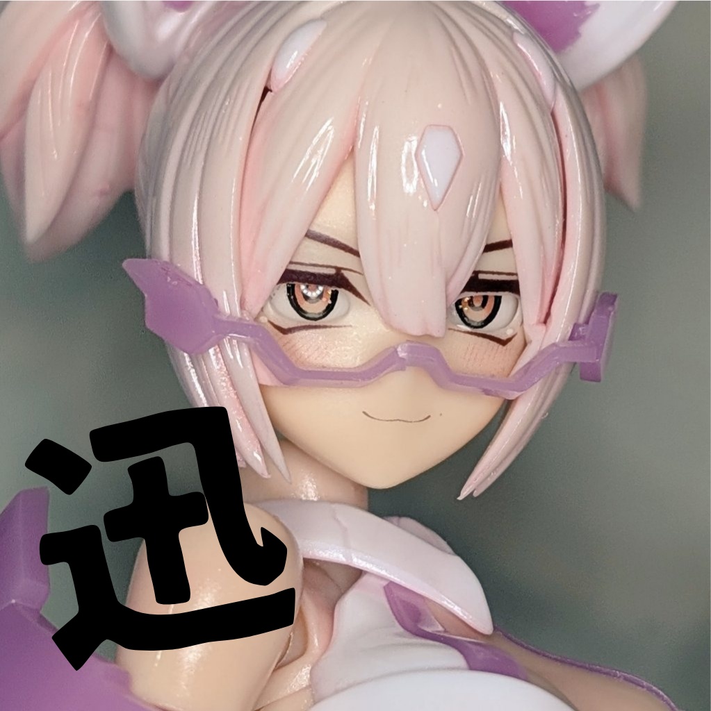 メガミ朱羅用フェイスパーツ【風律】シリーズ