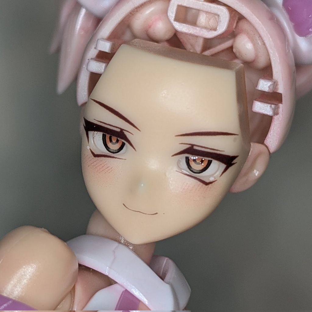 メガミ朱羅用フェイスパーツ【風律】シリーズ