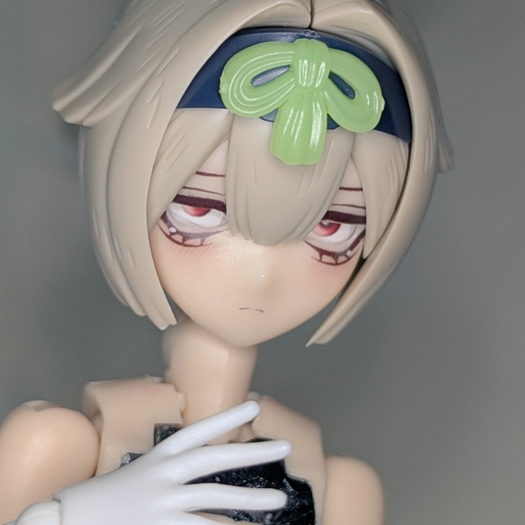 メガミ朱羅用フェイスパーツ【風律】シリーズ