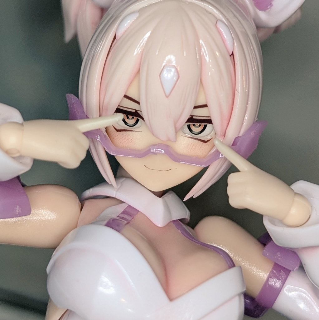 メガミ朱羅用フェイスパーツ【風律】シリーズ