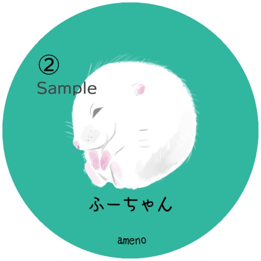 ふーちゃん缶バッジ