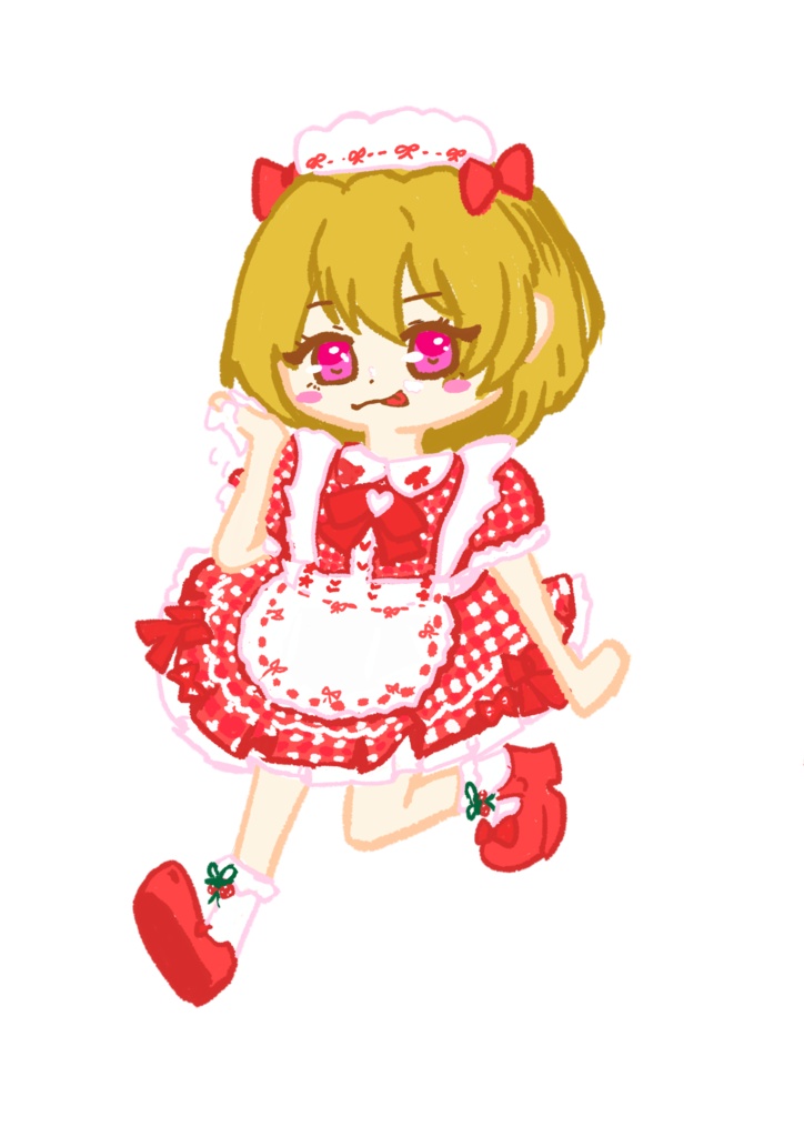 北条沙都子イラストステッカー